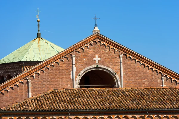 Saint Ambrogio - Milano İtalya Bazilikası — Stok fotoğraf