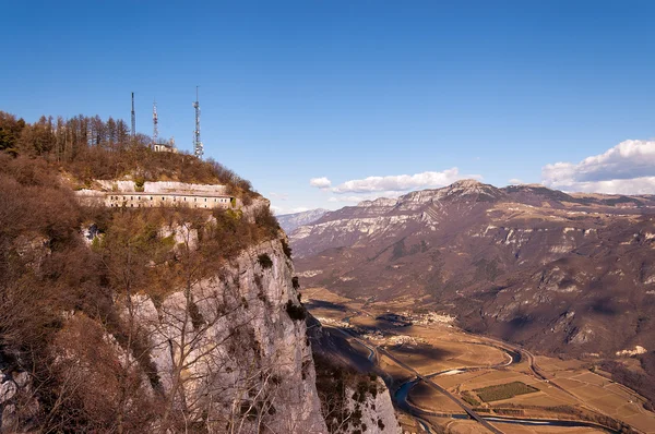 Vista aérea de Adige Valley - Itália — Fotografia de Stock