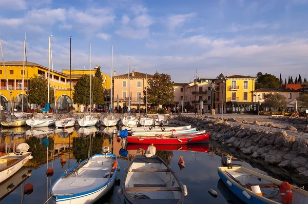 Cisano Port - Garda Lake Bardolino Italië — Stockfoto