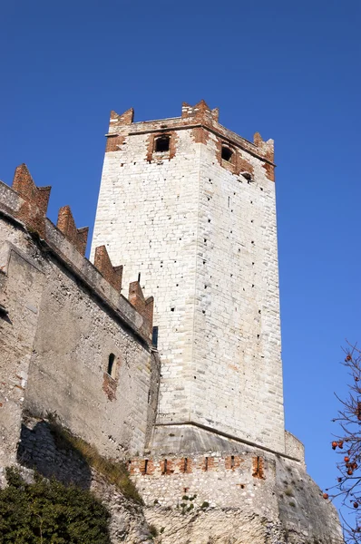 Scaliger zamek Malcesine - Veneto, Włochy — Zdjęcie stockowe