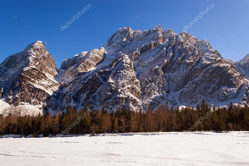 Julian Alps in Saisera Valley - Friuli Italy