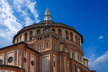 Church of Santa Maria delle Grazie - Milano Italy clipart