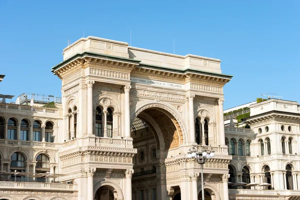 Vittorio Emanuele II Galería - Milano Italia — Foto de Stock
