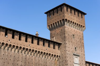 Italya - Castello Sforzesco Sforza Kalesi