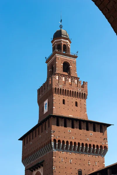 Замок Сфорца в Мілан Італія - Кастелло Виставковий центр Мілана — стокове фото