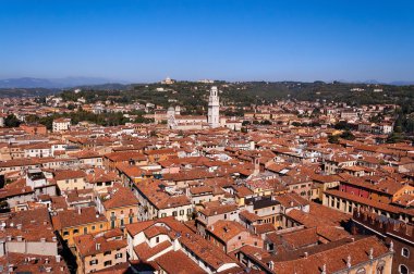 Verona - Veneto İtalya havadan görünümü