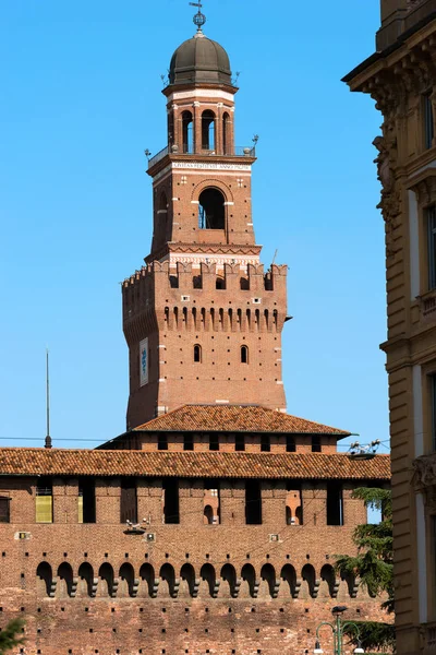 Château de Sforza à Milan Italie - Castello Sforzesco — Photo