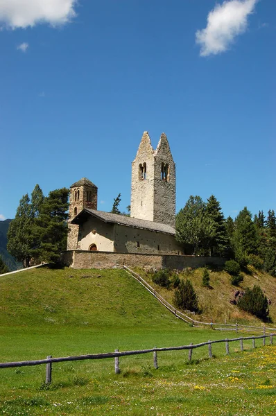 Igreja de San Gian - Celerina Suíça — Fotografia de Stock