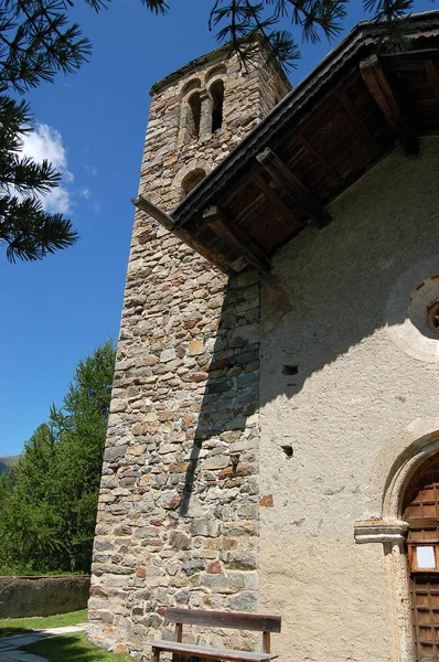 Kerk San Gian - Celerina-Zwitserland — Stockfoto