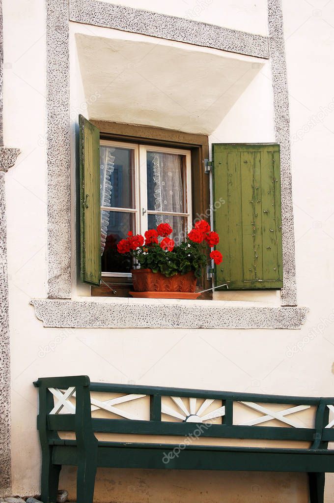 Typical Window - Engadine Switzerland