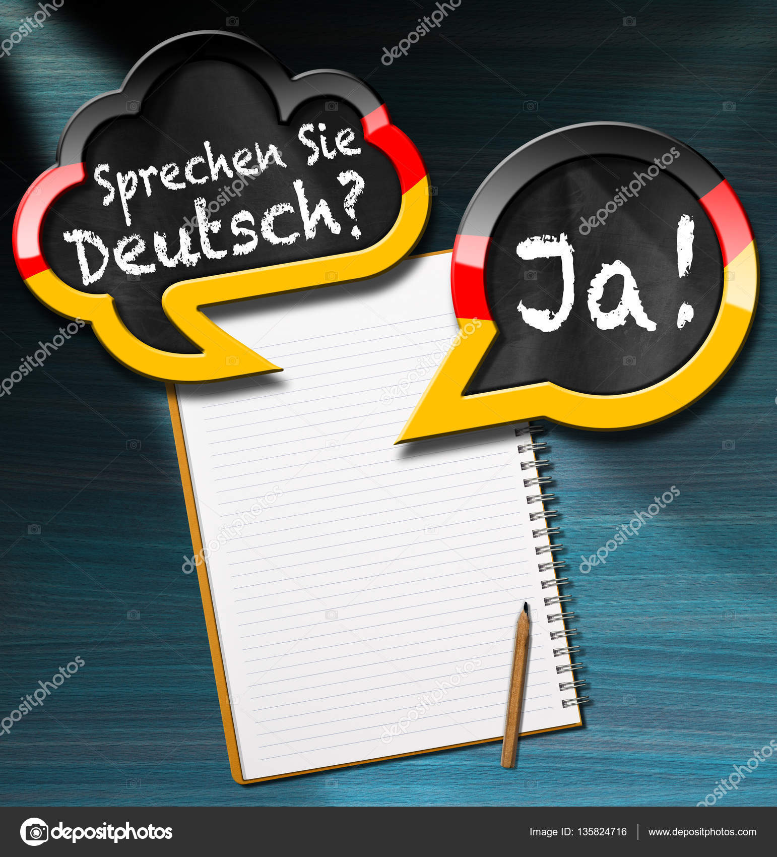 Sprechen Sie Deutsch Speech Bubbles Stock Photo by ©catalby 135824716