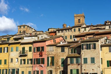 Siena Toscana İtalya - eski evleri