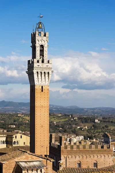Torre del Mangia - Sienne Toscana Italie — Photo