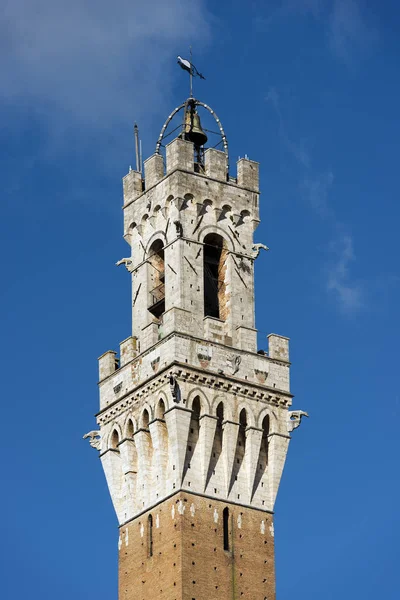 Torre del Mangia - Siena Toscana Italia — Foto de Stock