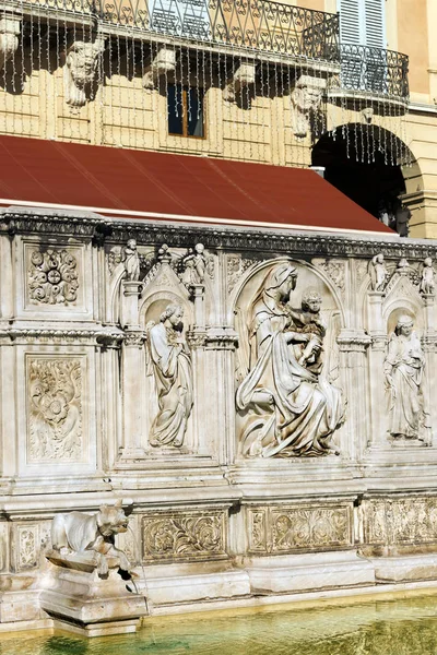 Fonte Gaia - Siena Toscana Italy — Stockfoto