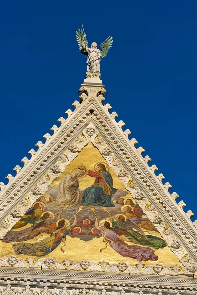 Detalle de la Catedral de Siena - Toscana Italia — Foto de Stock