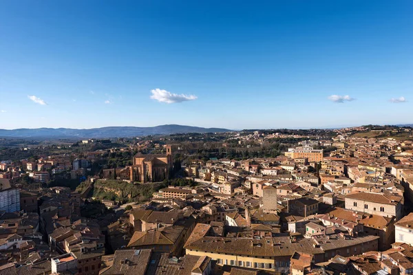 Aerial view of Siena - Tuscany Italy — Stock Photo, Image