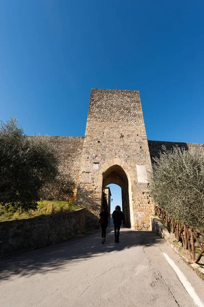 Ville fortifiée de Monteriggioni - Toscane Italie — Photo