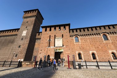 Italya - Castello Sforzesco Sforza Kalesi