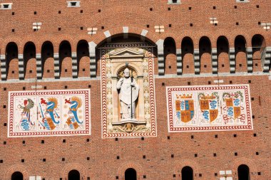 Italya - Castello Sforzesco Sforza Kalesi