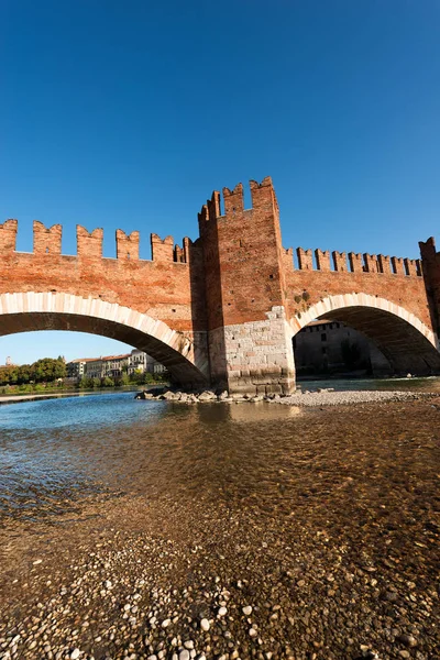 Castelvecchio Bridge - Verona Italy — Stock Photo, Image