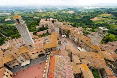 San gimignano - siena Toskana İtalya