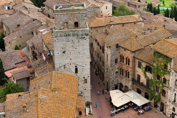 San gimignano - siena Toscane Italië — Stockfoto