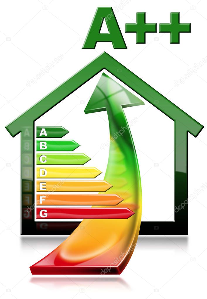 Energy Efficiency - House with Energy Saving