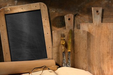 Mutfakta boş yazı tahtası