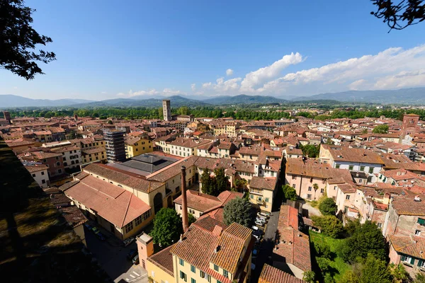 Aerial View of Lucca - Tuscany Italy — Stock Photo, Image