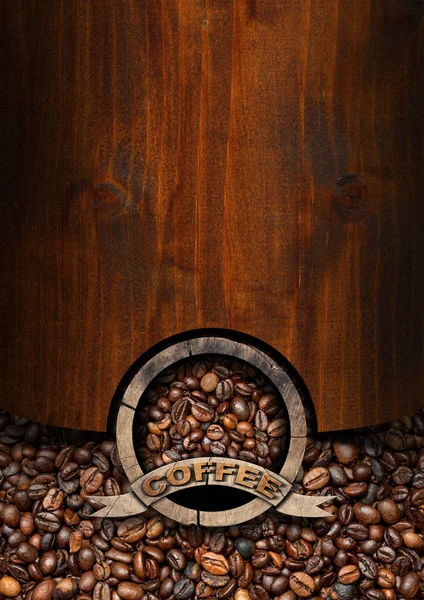 Kahve evi menü için şablon — Stok fotoğraf
