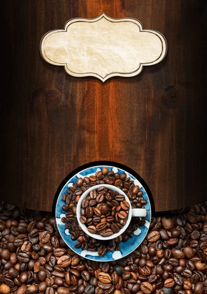 Template for Coffee House Menu — Stock Photo, Image