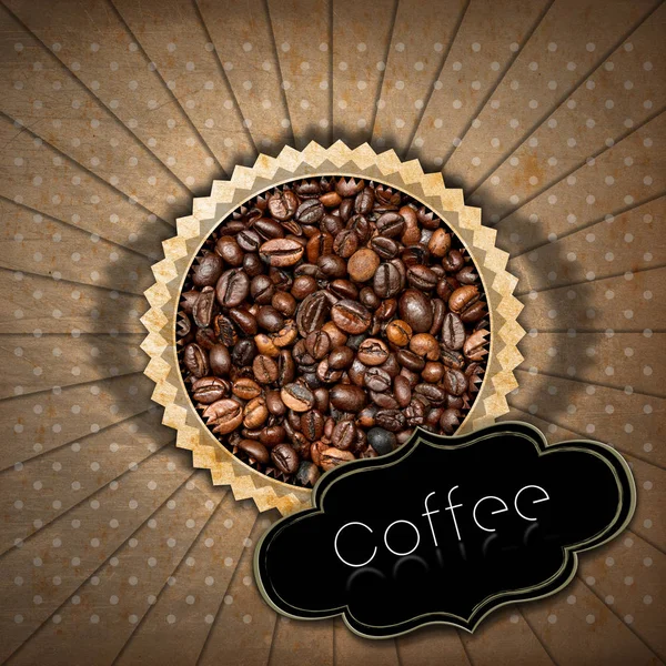Vorlage für Kaffeehausmenü — Stockfoto