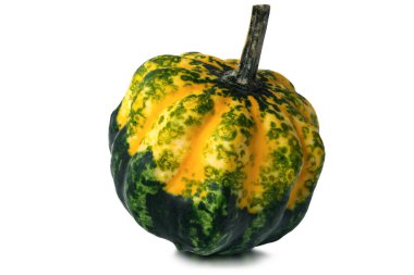 Dekoratif balkabağı beyaz izole