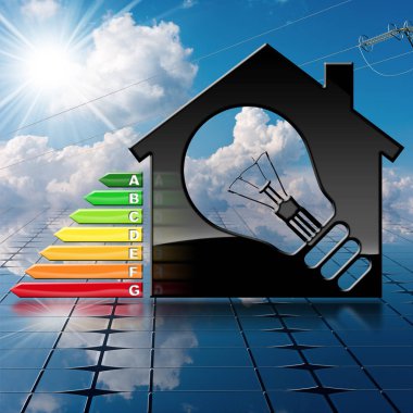 Enerji verimliliği - şirketten bir güneş paneli