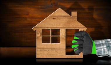 Ahşap Model House - İnşaat Sanayi kavramı