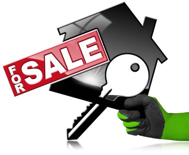 Ev modeli ile anahtar - Satılık