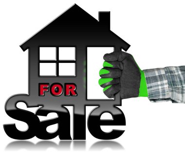 Satılık Model ev sembolü