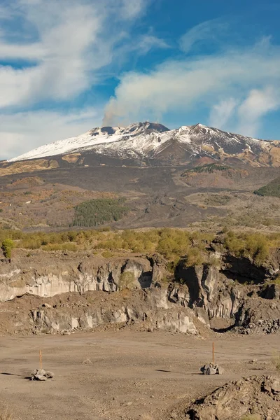 Mount Etna vulkaan - Sicilië Italië — Stockfoto