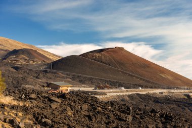 Silvestri kraterler - Etna yanardağı - Sicilya İtalya