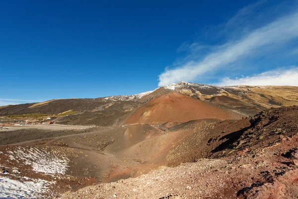 Silvestri kratrar - Etna vulkanen - Sicilien Italien — Stockfoto