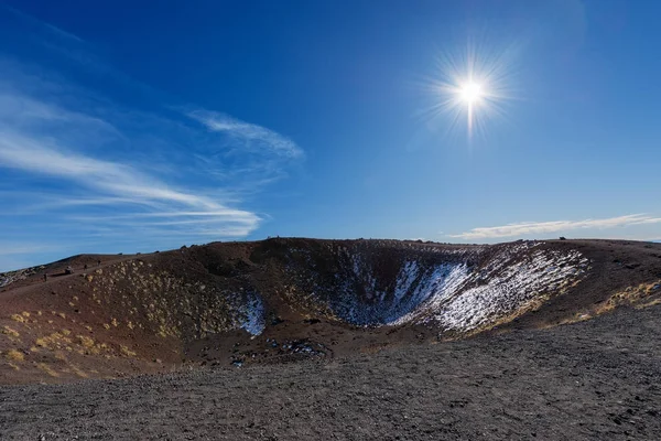 Silvestri kraters - Etna vulkaan - Sicilië Italië — Stockfoto