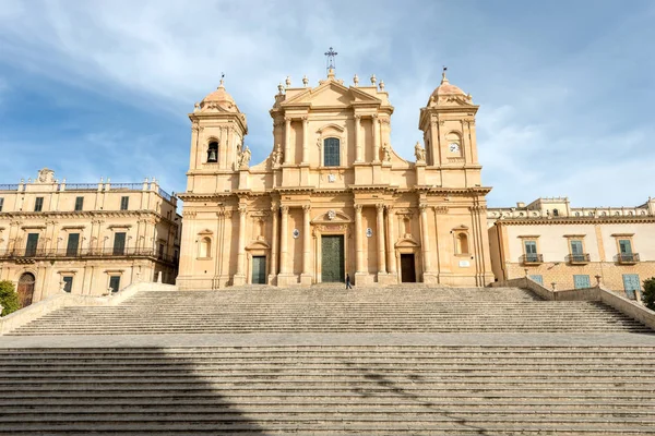 Katedralen i San Nicolo - Noto Sicilien Italien — Stockfoto