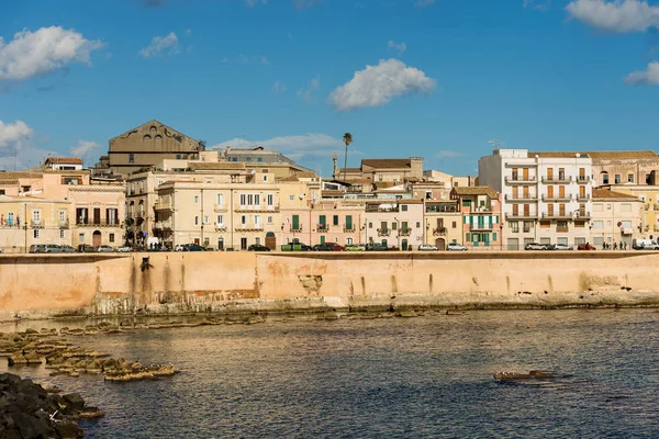 Ortygia Adası - Syracuse - Sicilya İtalya — Stok fotoğraf