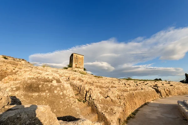 Teatro Romano Grego em Siracusa - Sicília Itália — Fotografia de Stock