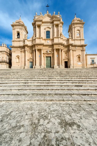 Katedralen i San Nicolo - Noto Sicilien Italien — Stockfoto