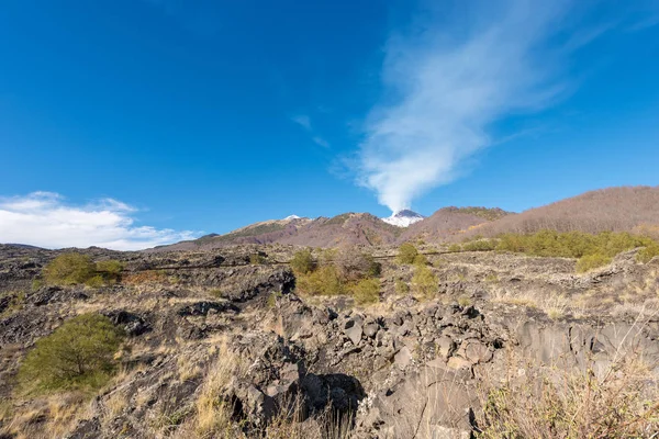 Mount Etna Volcano - Sicily Italy — Stock Photo, Image