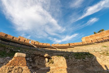 Yunan Roma Tiyatrosu Taormina'da - Sicilya İtalya
