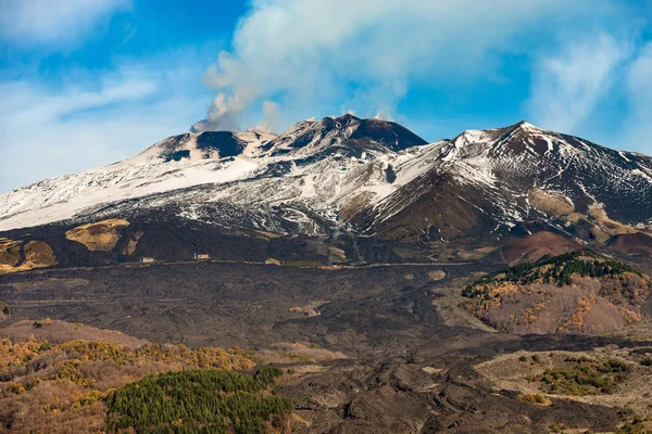 Silvestri kratrar - Etna vulkanen - Sicilien Italien — Stockfoto