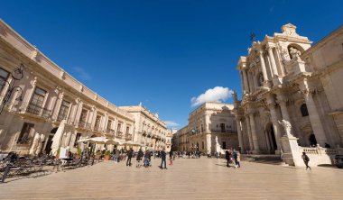 Katedral Meydanı - Ortygia Syracuse Sicilya İtalya
